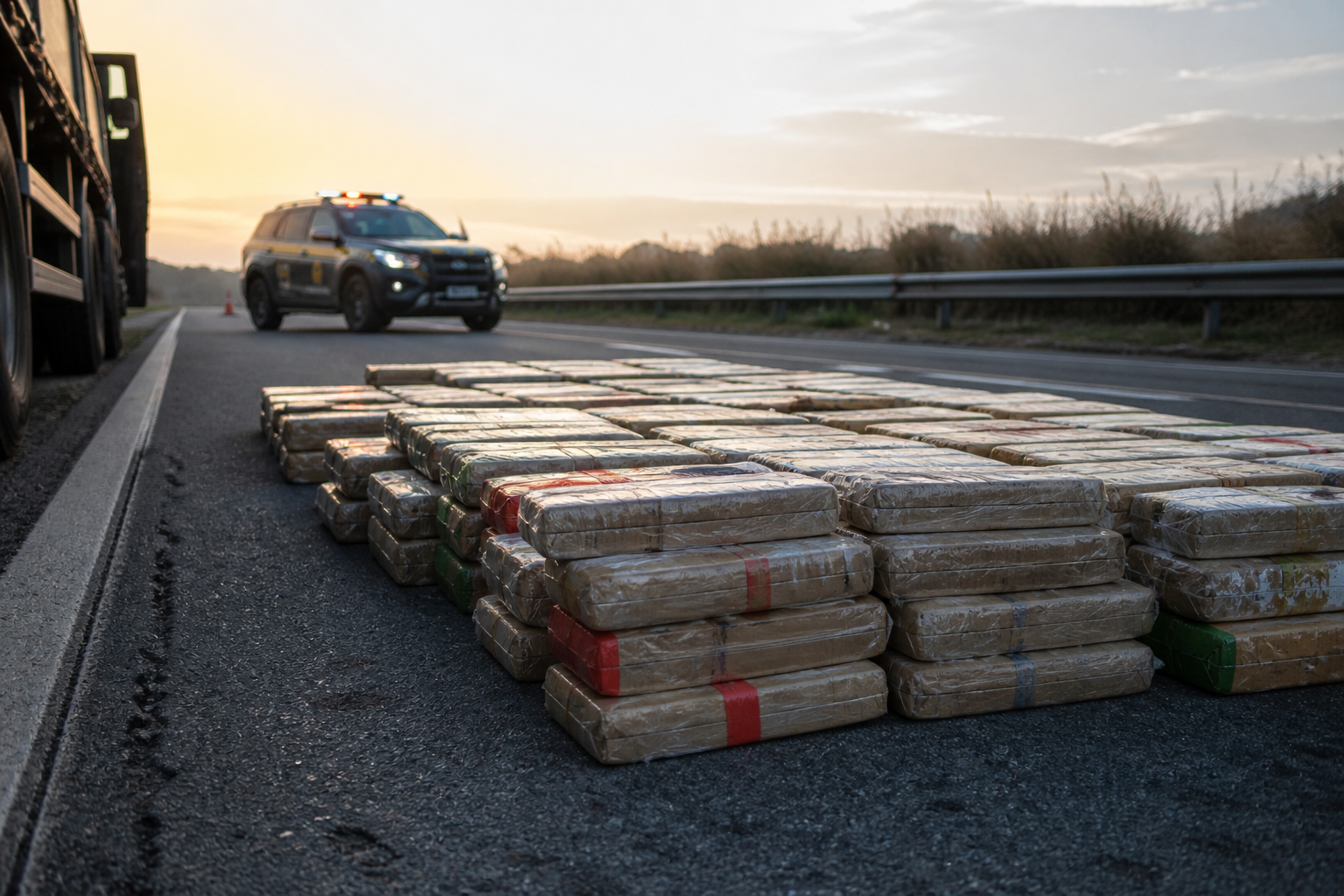 Polícia Rodoviária apreende 1,5 tonelada de maconha em rodovia do interior de SP